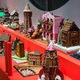 Gingerbread house models at this year’s Gingerbread House 2020 competition in Stockholm, Sweden